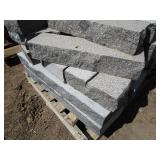 Granite wall block, 24-36"x8"x4"...