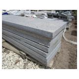 Granite, 60"x16"x2", qty 8...