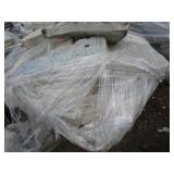 Natural stone wall stone, mix with ...