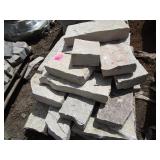 Mixed Limestone wall stone...