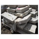 Mixed Limestone wall stone...