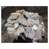 Mixed Limestone wall stone...