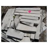 Concrete pavers & caps, two pavers ...