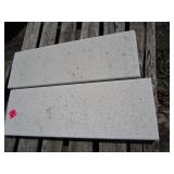 Concrete pavers & caps, two pavers ...
