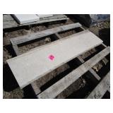Natural stone wall caps, concrete p...