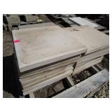 Concrete pavers, 24"x24"x2", qty 17...