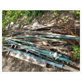 Steel fence posts, 6-10ft...