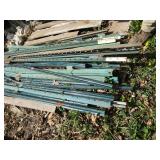 Steel fence posts, 5-6ft...