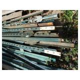 Steel fence posts, 5-6ft...
