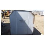 Lawn Vac Trailer With Discharge Attachment and Hose