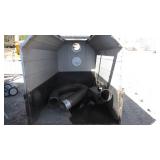 Lawn Vac Trailer With Discharge Attachment and Hose