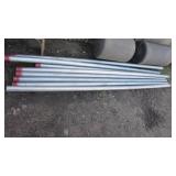 Lot of Galvanized Pipes