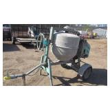 Towable Concrete Mixer With Honda Engine
