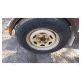 1998 Demco Car Caddy With Spare Tire and Wheel Straps