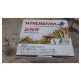 Box of Winchester 555 .22 Shells