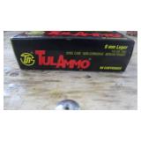 Box of 50 Tul Ammo 9mm Luger 115 Grain Shells