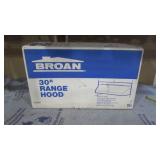 Broan 30" Stainless Duct Free Range Hood