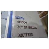 Broan 30" Stainless Duct Free Range Hood