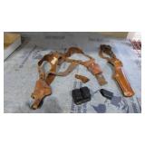 Lot of Gun Holsters and Other Carrying Devices