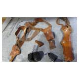 Lot of Gun Holsters and Other Carrying Devices
