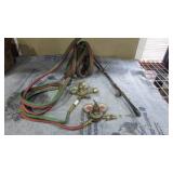 Cutting Torch Head with Hoses