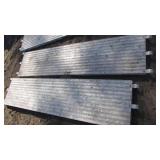 (4) Aluminum Scaffolding Planks