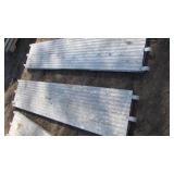 (4) Aluminum Scaffolding Planks