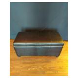 Leather Storage Bench