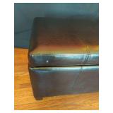Leather Storage Bench
