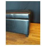 Leather Storage Bench