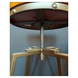 Pair of Adjustable Swivel Top Stools