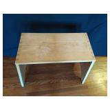 Wood footstool, bench or end table