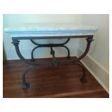 Faux  Stone Corner Table