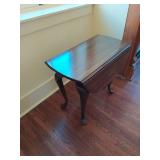 Wood folding leaf end table