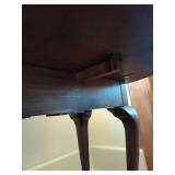 Wood folding leaf end table