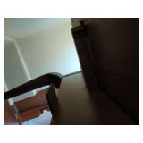 Wood folding leaf end table