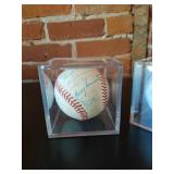 2 signed baseballs
