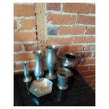 Collection of misc. pewter items