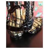 Wine Cork Metal Boot