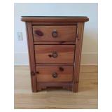 Hammary Three Drawer End Table