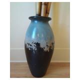Large Planter with Bamboo