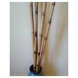 Large Planter with Bamboo