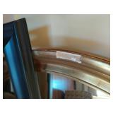 Oval Mirror with Three Frames
