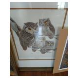 Three Wildlife Pieces of Art