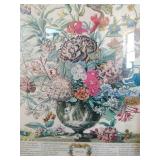 Framed Floral Print with Extra Frame