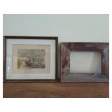 Framed Print with Rustic Frame