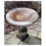 Sweet Petite Concrete Bird Bath