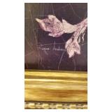 Pair of Framed Morning Dove Prints signed Regina Andreen