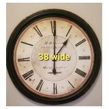 Large English Wall Mount Clock