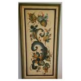 Rosemal on wood floral display
